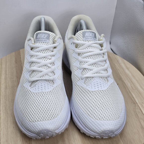 Men's Nike Size 8.5 Zoom All Out Low 2 AJ0035-100 White Road Running Shoes - Picture 4 of 10